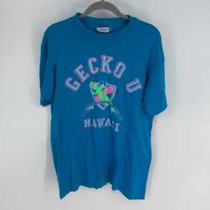 Gecko U Hawaii Short Sleeve Colorful T-Shirt